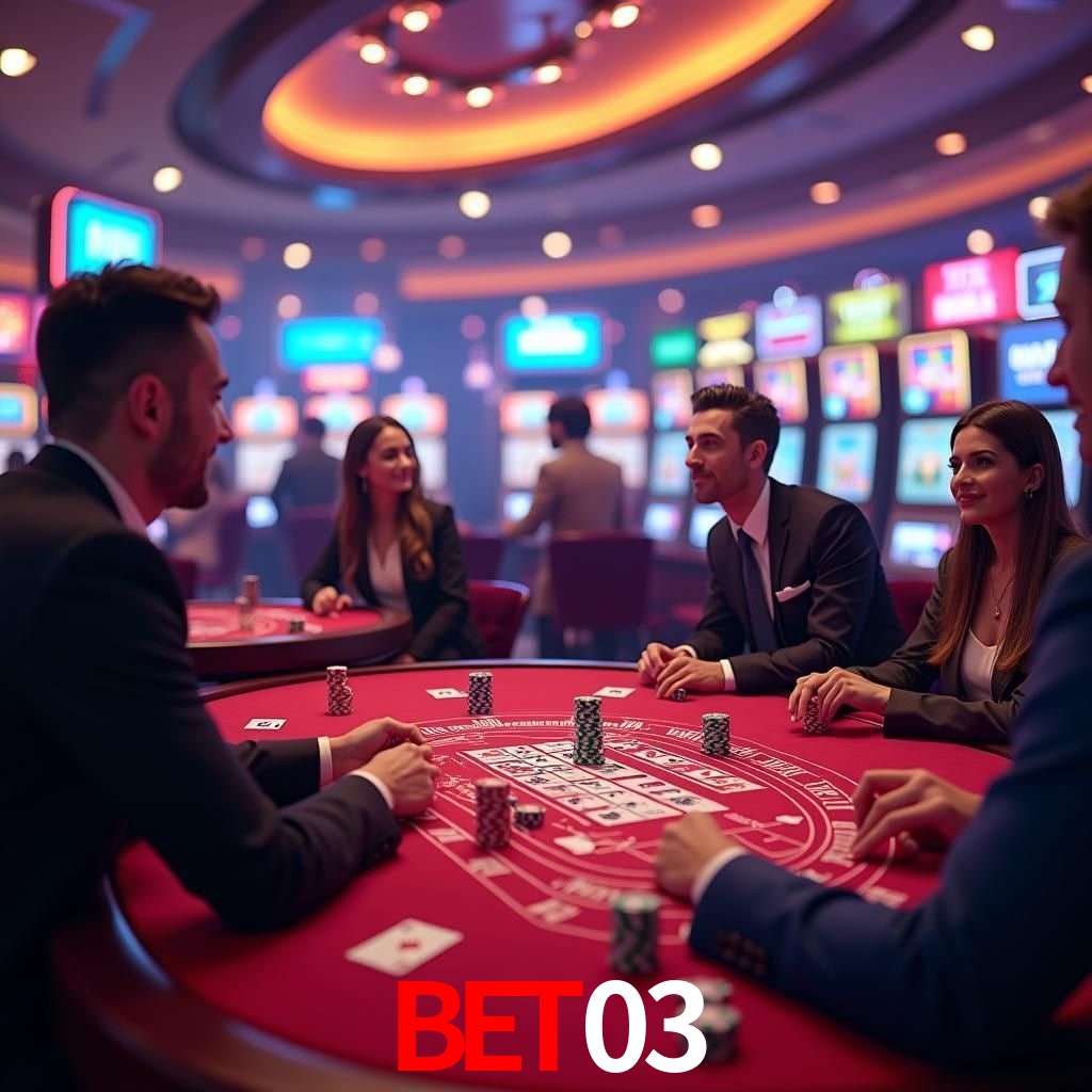 A Experiência Imersiva dos Cassinos Ao Vivo no BET03